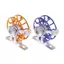 Cuộn dây câu bằng kim loại quán tính Mini Cuộn riêng di động Lightwight Fishing Raft Reel Mùa đông Câu chuyện câu cá ngoài trời Phụ kiện mới