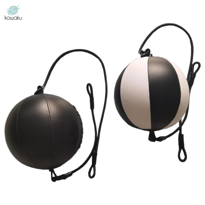 Có thể điều chỉnh Boxing Speed Ball PU Double End Punching Training Bag cho phòng tập thể dục Tay tập luyện mắt Trẻ em Người lớn