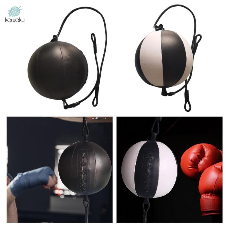Có thể điều chỉnh Boxing Speed Ball PU Double End Punching Training Bag cho phòng tập thể dục Tay tập luyện mắt Trẻ em Người lớn