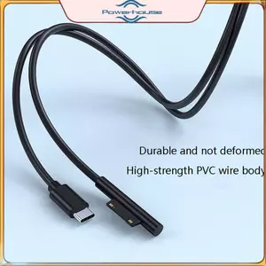 POWER Mới Sạc Nhanh USB Type-C Nguồn Điện Cho Microsoft Surface Pro 7 3 4 5 6 15V 3A PD Máy Tính Bảng Sạc Dây Cáp.