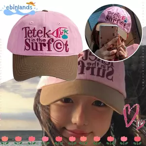 Mũ Chống Nắng EBINLANDS, Thể Hiện Mặt Mũ Bóng Chày Nhỏ Có Thể Điều Chỉnh, Chống Nắng Thời Trang UV Bảo Vệ Chữ Thêu Mũ Xuân Thu