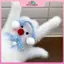 MYPANDA Khăn quàng cổ cho bé dễ thương Người tuyết Găng tay sang trọng Găng tay chống lạnh ấm áp mùa đông Găng tay hợp thời trang năm ngón Găng tay hợp thời trang Quà tặng Giáng sinh nữ tính.