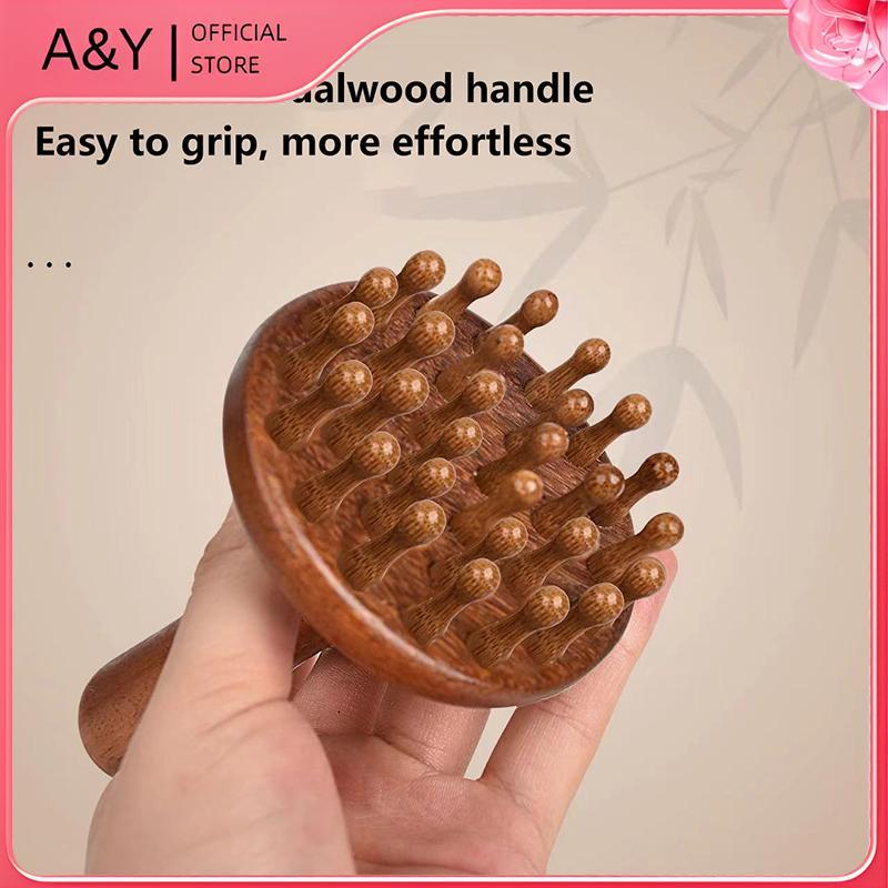 A & Y Gỗ Đàn Hương Gua Sha Bàn Chải Massage Đầu Ne Vai Chân Bụng Cơ Thể Máy Mát Xa Kinh Tuyến Gua Shab Dụng Cụ Massage Bằng Gỗ.