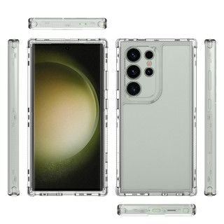 Ốp Điện Thoại Acrylic Lấp Lánh Trong Suốt Cho Samsung Galaxy S25 S24 S23 S22 ULTRA PLUS FE Bốn Góc Chống Sốc Không Vàng Vỏ