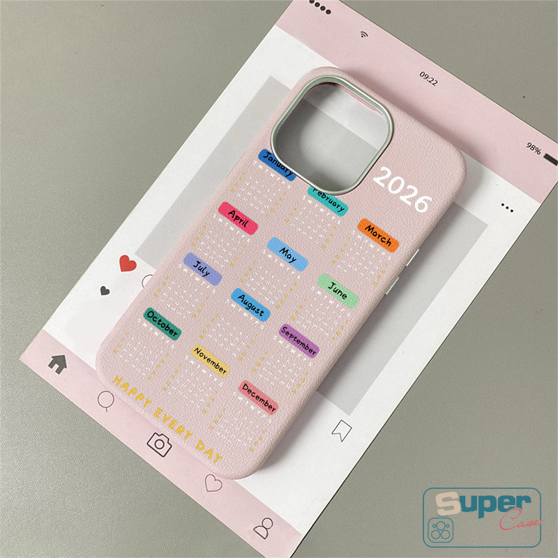 Ốp Lưng Cho Redmi 13C A3 10C 13X 14C 12C 9A 10A Note 8 9 10 9C 9 10 9C NFC 12 A1 9T A2 Note 14 11s 12 13 Pro Thời Trang Sáng Tạo 2026 Lịch Hàng Năm Da Họa Tiết