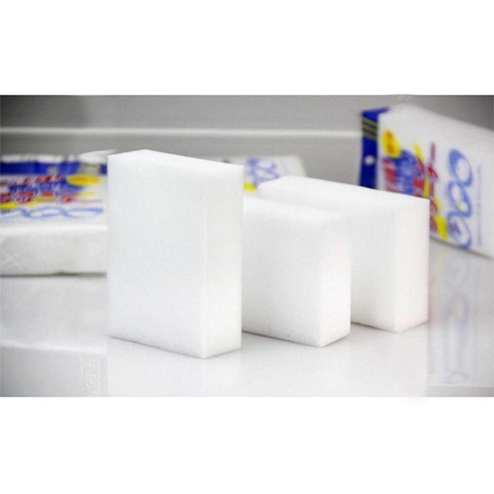 SET 5 Mút Xốp Melamine Tẩy Rửa Đa Năng Làm Sạch Mọi Vết Bẩn- Vết Bút Chì Vẽ Tường- Cọ Rửa Bát Trắng/Be  484