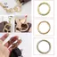 Spring Gate O Ring Móc khóa có thể mở được Túi da Túi xách Dây đai Bộ phận dây đeo Mặt dây chuyền Khóa Snap Clasp Clip Móc kích hoạt [Mina]