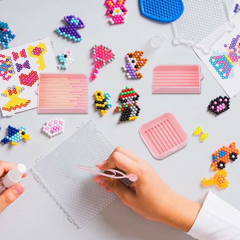 Bộ nhíp cầm tay cho hạt cầu chì 2.6mm, công cụ DIY handmade Perler Beads với bộ đệm hạt nhựa hiệu quả