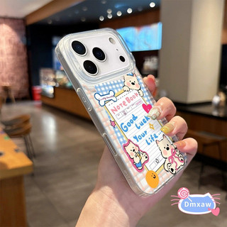 Ốp Điện Thoại Kem Trắng Chó Dễ Thương Cho OPPO Find X9 X8 X6 X5 Pro X7 Ultra X8s Plus X3 Lite Reno 6 6Z 5 Pro 5K 5Z 5F 4 Lite 4F Z K F Vỏ Hoạt Hình Chống Sốc Chống Rơi Mềm Nắp lưng