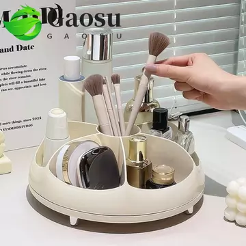 Hộp đựng bút cọ trang điểm GAOSU, Giá đựng đồ bằng nhựa Hộp đựng mỹ phẩm xoay, Son môi có thể xoay / Sản phẩm chăm sóc da Máy tính để bàn Hộp đựng đồ trang sức Giá đỡ trưng bày nước hoa