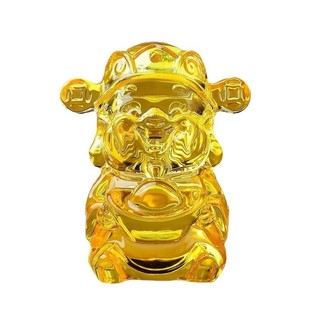 Citrine Bằng Kính Thần Tài Cornucopia Đồ Trang Trí Fu Lu Shou Xi Năm Thần Tài Pha Lê Mở Quà Tặng Thần Tài