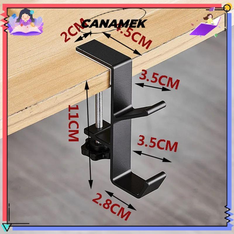 CANAMEK Có Thể Điều Chỉnh Để Bàn Cạnh Móc Tai Nghe Chơi Game Móc Treo Bàn Ba Lô Lưu Trữ Móc Giá Đỡ Đấm-free Nhà Tổ Chức Văn Phòng CSF