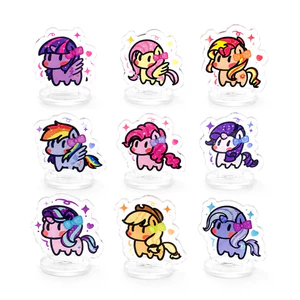 Hoạt Hình Little Pony Trang Trí Bàn Đơn Giản Dễ Thương Trang Trí Sáng Tạo Đạo Cụ Ảnh Quà Tặng Ngày Lễ