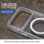 Ốp Lưng Trong Suốt LIKGUS Crystal Clear - Mặt Lưng PC Chống Ố, Viền TPU Chống Sốc, Tích Hợp Magnetic Cho iP