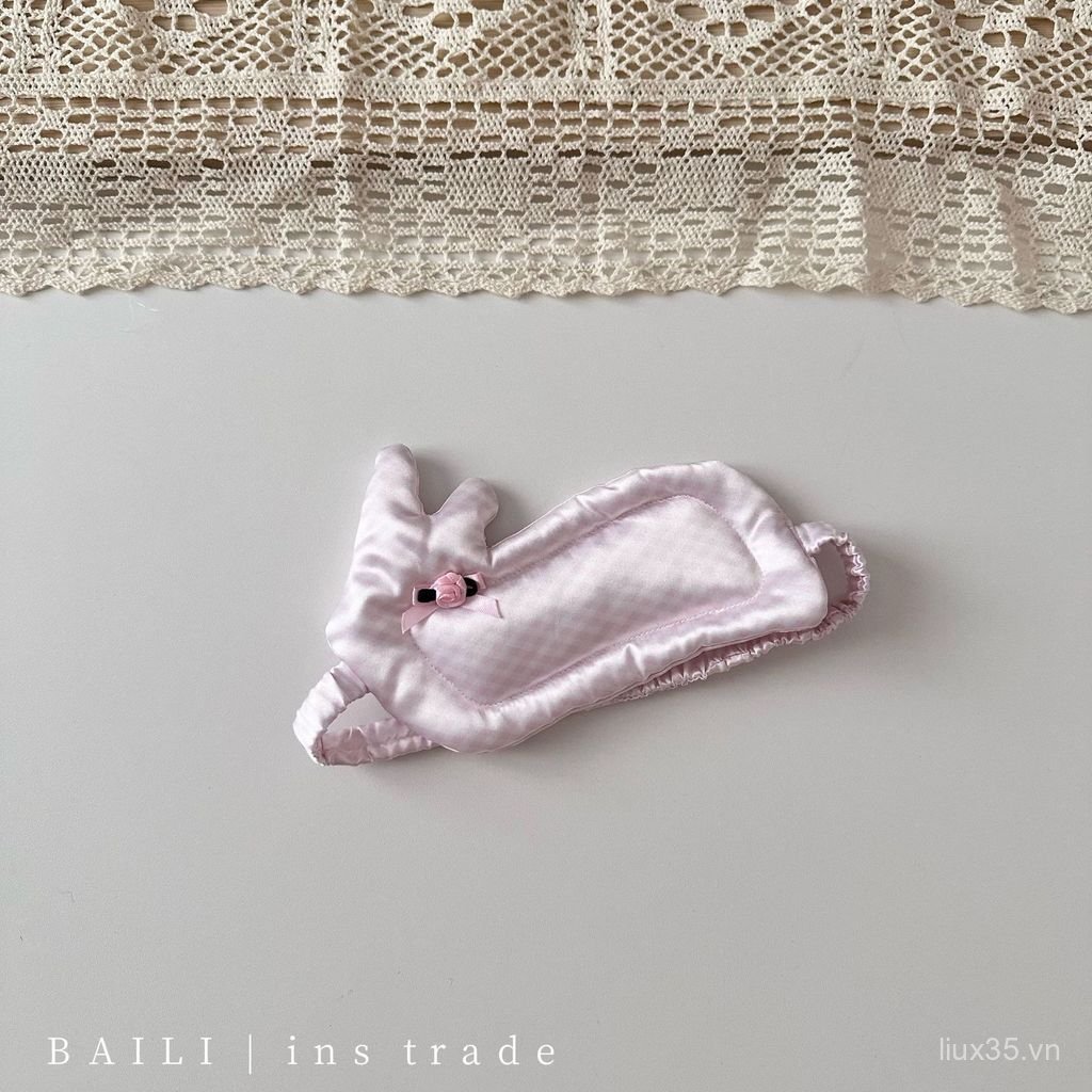 LXY Hàng Ngủ Hai Chiều Hoạt Hình Hoa Nhỏ Thỏ Cotton Nguyên Chất Kim Cương Giả Mặt nạ Mắt Bóng Thân Thiện Với Da Mặt nạ Mắt Ngủ Mềm Mại Thân Thiện Với Da