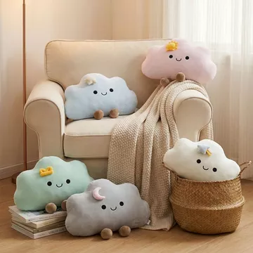 Ngôi sao dễ thương đám mây ôm gối đệm ghế ôm gối ký túc xá ghế sofa phòng khách ôm gối sáng tạo ôm gối tựa gối