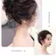 Tổng hợp xoăn Bun lộn xộn Móng vuốt Chignon Kẹp tóc đàn hồi Scrunchies Hairpieces Donut Updo Hair Pieces dành cho nữ [mới]