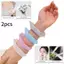 < Honeyba > 1 Cặp Dây Đeo Tay Spa Rửa Mặt Hình Hoa Silicon Màu Trơn Chống Thấm Nước Phụ Kiện Tóc Quấn Đầu Trang Điểm Handmade Đẹp