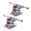 DARON Ván Trượt Giá Đỡ Lái, Hợp Kim Nhôm Tác Động Chống Va Đập 5 Inch Ván Trượt Xe Tải, Chuyên Nghiệp Bốn Bánh Đôi Rocker Bạc Đen Ván Trượt Cầu Nam Nữ