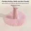 Bộ cọ trang điểm 10 mảnh Peach Pink: Bàn chải che khuyết điểm, Bàn chải phấn mắt, Bàn chải bột