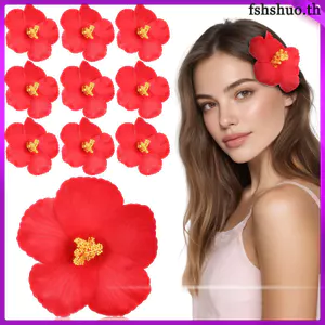 Hoa Hawaii Thân Giả Confetti Giả Luau Trang Trí Đám Cưới Hoa dâm bụt