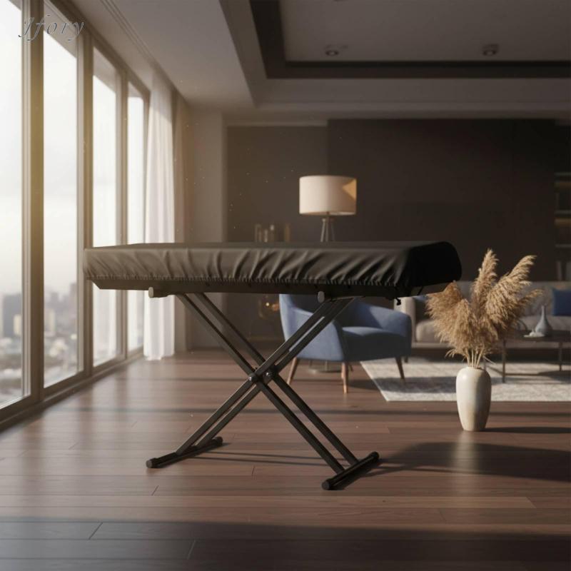 Tấm che bụi đàn piano nhung Bảo vệ bàn phím Tấm chắn chống trầy xước để luyện tập piano kỹ thuật số và sân khấu