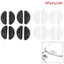 JCSYFAC 4 Cặp Kính Miếng Lót Mũi Dính Silicone Miếng Đệm Mũi Chống Trơn Trượt Mỏng Miếng Đệm Mới