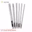 JCSYFAC Bộ 6 Lỗ Rỗng Bộ Dụng Cụ Đấm Lỗ Tròn Thép Da Thủ Công Làm Việc Cho Dây Đồng Hồ, Vải, Nhựa, Đai Gioăng Mới