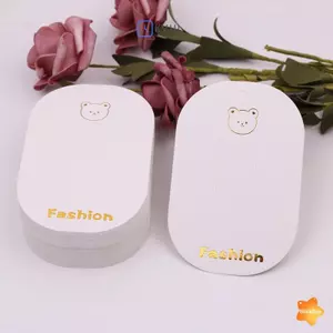 50 Chiếc Hộp Gấu Nhỏ Nơ Tóc Kẹp Thẻ Hiển Thị Bảng Đựng Cho DIY Trẻ Em Phụ Kiện Tóc Phụ Kiện Kinh Doanh Mới