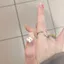 Sweet kitty Handmade Đeo Móng Tay Màu Hồng Da Báo Làm Trắng Móng Tay Miếng Dán Cao Cấp Phù Hợp Với Quang Trị Liệu Móng Tay Có Thể Tháo Rời Móng Tay