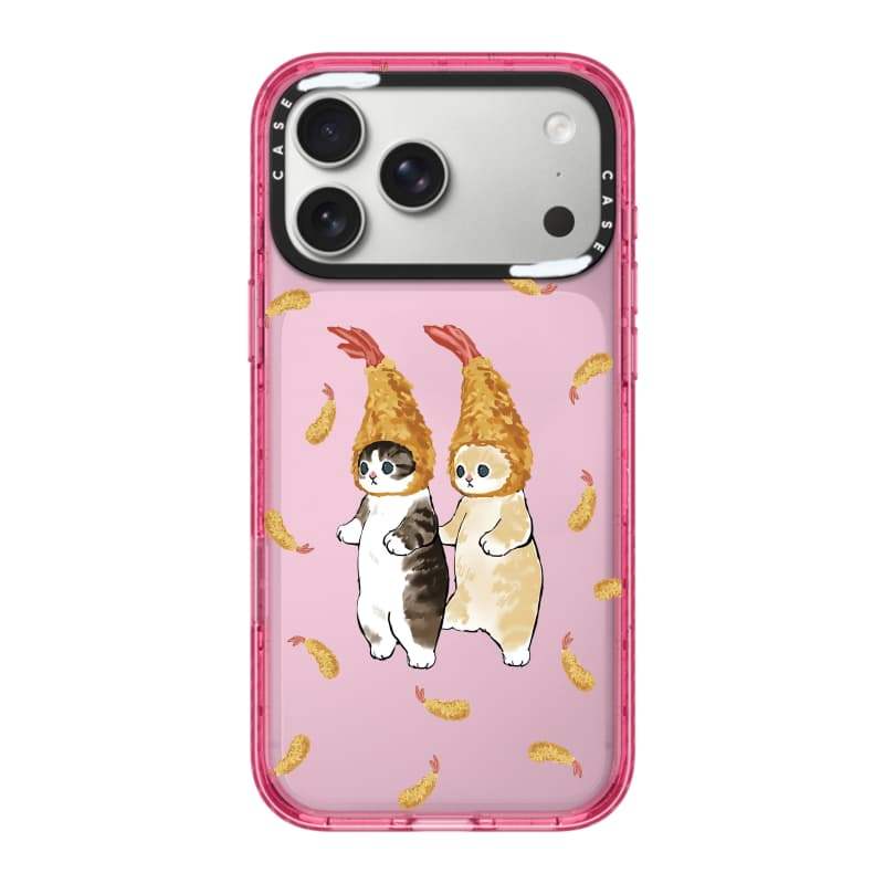 CASECASE X Tôm Đuôi Mèo Đen / Bầu Trời Xanh / Hồng Fizz Kẹo Bộ Sưu Tập Màu Sắc Trong Suốt Cứng Từ Hút Tác Động Cho Apple IPhone 13 14 15 16 17Pro Max Plus Có Hộp