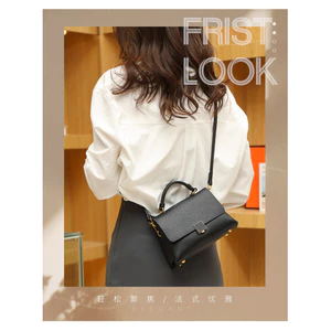 Túi xách nữ 66789 / Túi đeo vai / Túi đeo chéo / Da bò lớp đầu tiên / 21 * 15 * 8cm / Da thật Túi nữ phong cách mới / Thiết kế thích hợp Cảm giác cao cấp phù hợp / Túi nhỏ nữ