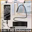 POWER 3 trong 1 USB Type-C Kiểm tra nội soi Borescope 5.5 / 7 / 8mm Ống kính HD Camera IP68.