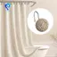 Móc treo rèm tắm phong cách Boho Thiết kế nút thắt, Bộ nhẫn trang trí nhà 12 chiếc cho phòng tắm, móc treo rèm