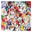 52 Chiếc Dính Cristiano Ronaldo Miếng Dán World Cup Bóng Đá Ngôi Sao Trang Trí CR7 Vỏ Điện Thoại Thêu Sò Decal