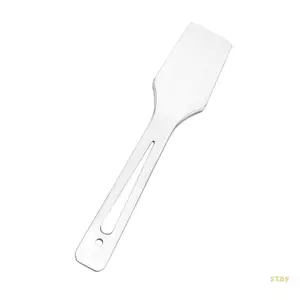 Ở lại Leathercraft Khâu Line Flattener Thép không gỉ Da Edging Tool cho Ví thắt lưng da Leathercraft Stit