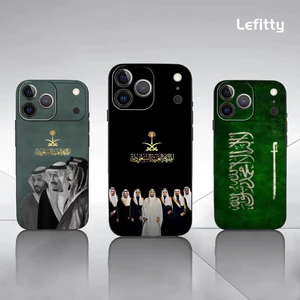 TP-1 Vương Quốc Ả Rập Saudi Cờ Ốp Lưng Điện Thoại IPhone 17 16 15 14 13 12 11 Pro Max Plus Mini Đen Mờ Vỏ Mềm Funda