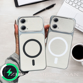 Thích hợp cho OPPO A36 4G OPPO A76 4G OPPO A96 4G mới bằng da từ tính silicone TPU vỏ mềm vỏ điện thoại 0054