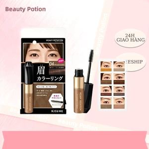 KISS ME Cọ Kẻ Chân Mày – Dễ Tạo Sợi Tự Nhiên, Nét Kẻ Mịn Đẹp, Makeup Nhanh Gọn