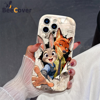 Vỏ Zootopia 2 Judy & Nick cho IPhone 17 16 15 14 13 12 11 16e Air Pro Max 6 6s 7 8 + Plus 17promax 16pro 15promax Cover NYK