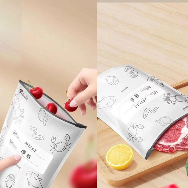 Combo 10 Túi Bảo Quản Thực Phẩm Nhôm Bạc Giữ Tươi Và Chống Ẩm Dài Ngày