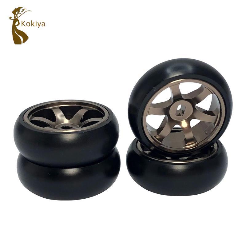 RC Slick Bánh Xe Lốp Bánh Xe Vành Cho K969 1: 28 Xe Bánh Xích Xe DIY Phụ Kiện