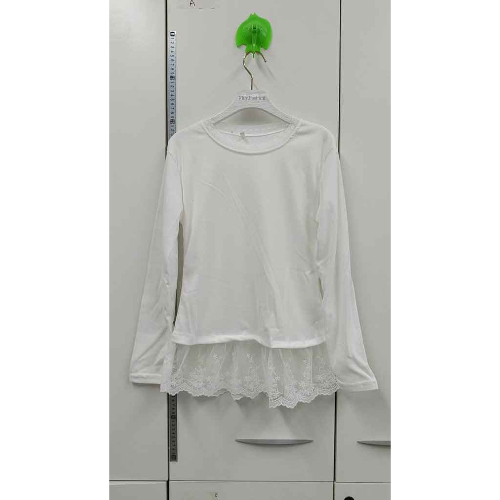 Milyfashion Pure Desire Ren - Áo sơ mi cổ tròn nhung Đức, thiết kế thời trang thu đông