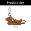Phong cách hoạt hình Sang trọng Dachshund Túi quyến rũ Ba lô Móc khóa Móc khóa thực tế