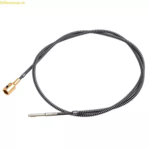 Fol 98cm Lò xo bọc Pin loại cáp ống kim loại cho máy mài quay linh hoạt