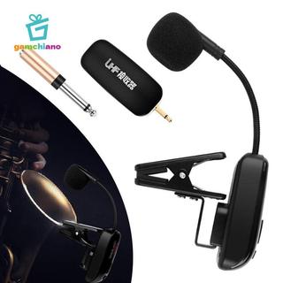 Nhạc cụ không dây chuyên nghiệp Mic Clip trên bộ thu phát Mic