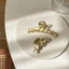 Thu Đông Sang Trọng Opal Lấy Kẹp Đầu Cá Mập Kẹp Hợp Kim Lớn Vừa Kim Loại Kẹp Mũ Đội Đầu Nữ