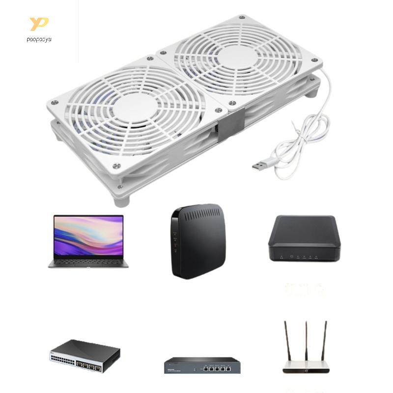 Quạt làm mát tủ PPY USB Power 120mm có cáp công tắc cho thiết bị mạng