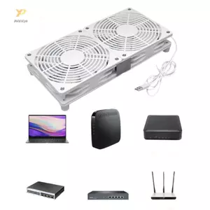 Quạt làm mát tủ PPY USB Power 120mm có cáp công tắc cho thiết bị mạng