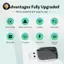 {TB & Bag} Bộ chuyển đổi tự động Android CarPlay không dây 2in1 AI Mini Box Plug & Play Kết nối tự động có thể điều chỉnh với 99% ô tô cho đài phát thanh ô tô.